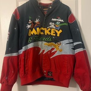 Daytona 500 Mickey and friends jacket large